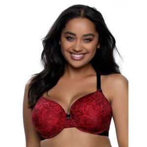 Paramour Gorgeous Women's T-shirt Bra with Lace Trim, Size: 34DDD